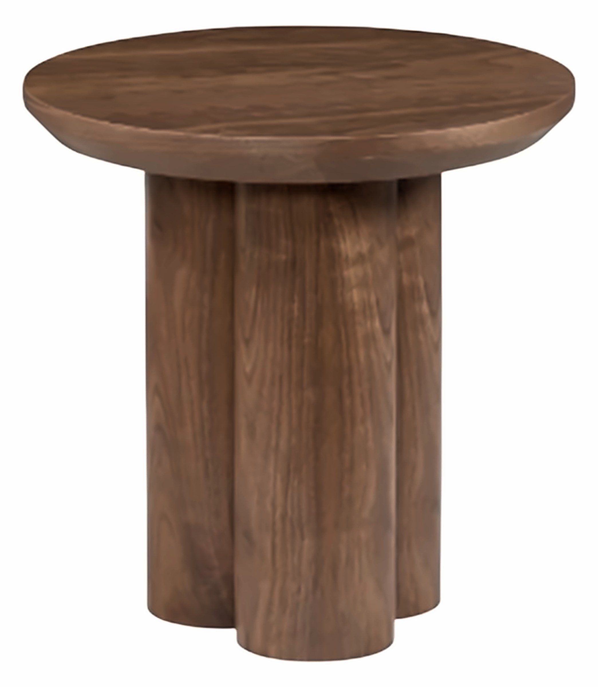 Beistelltisch Royal Ø 60 cm, Furnier Braun – Ansicht 1