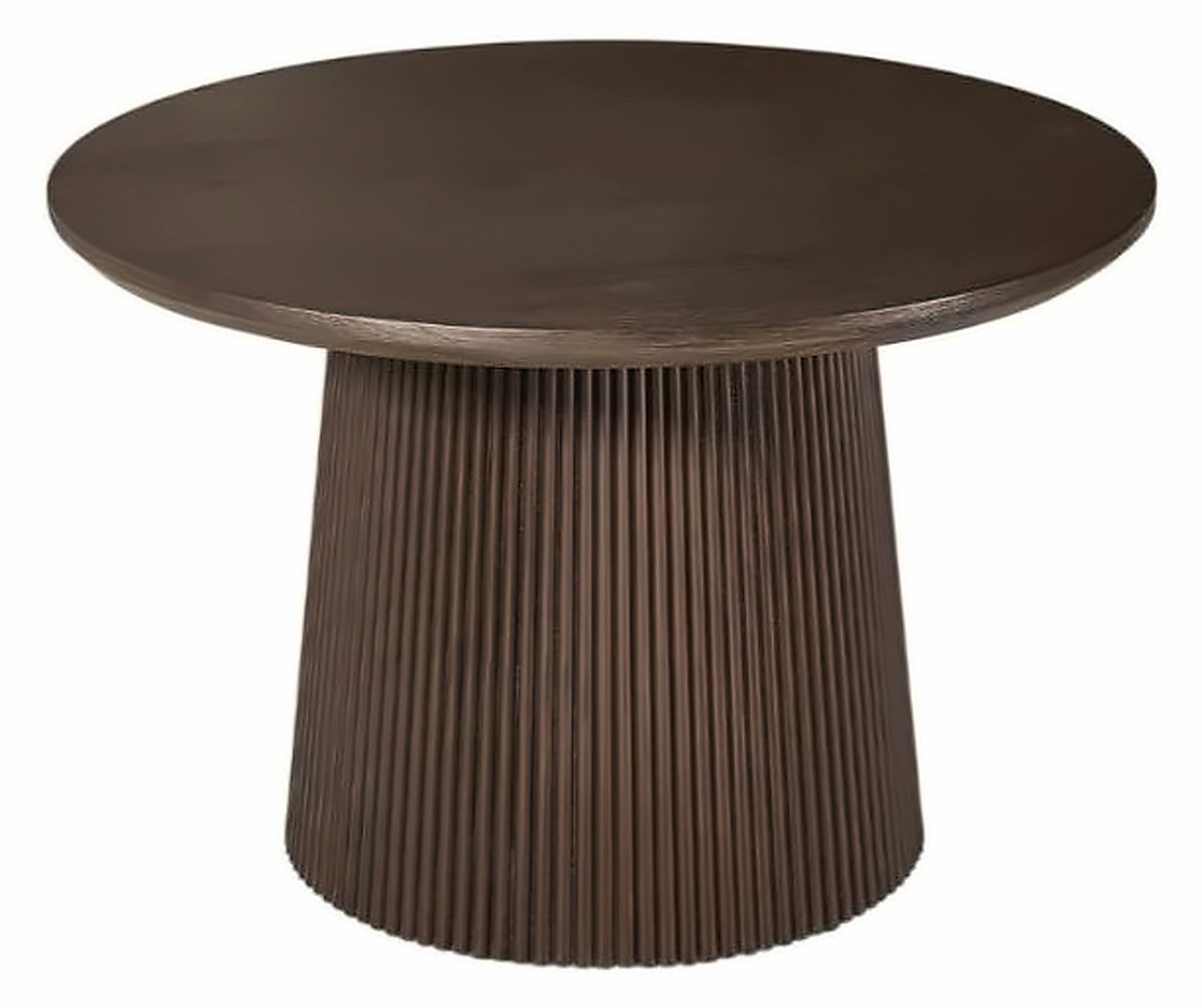 Beistelltisch Taurus Ø 65 cm, Furnier Braun – Ansicht 1