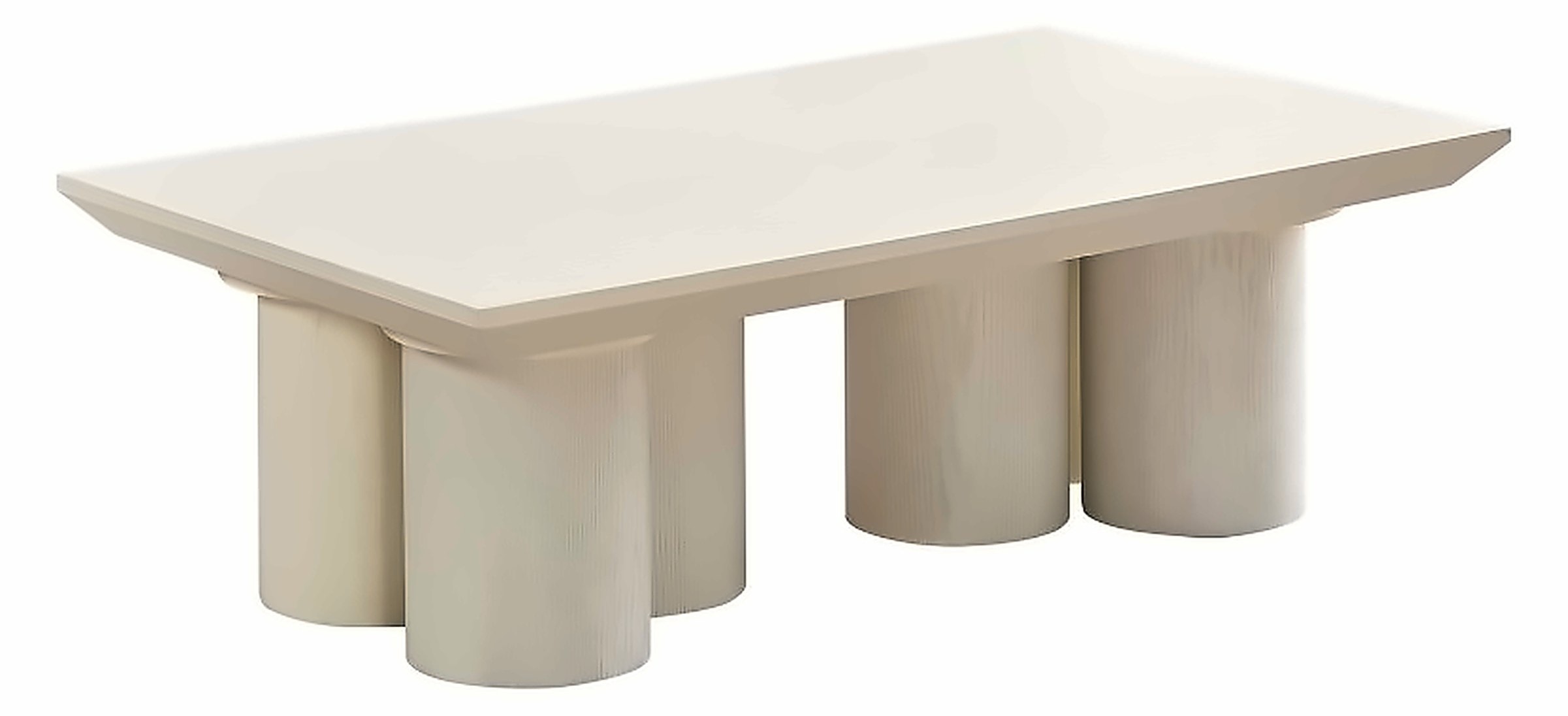 Couchtisch Royal 140 × 80 cm, Furnier Creme – Ansicht 1