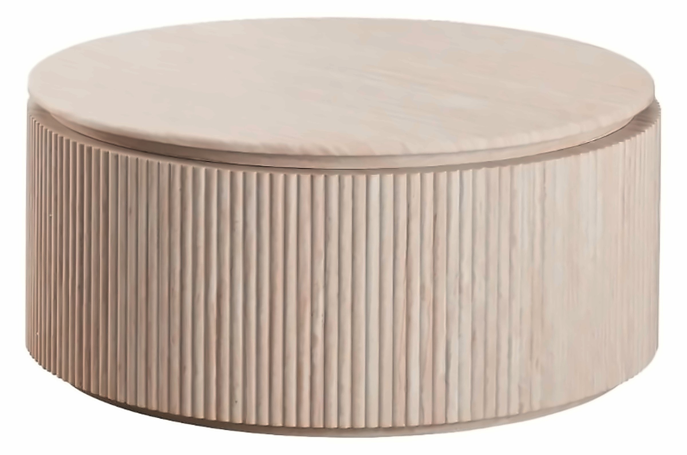 Couchtisch Taksim Ø 100 cm, Marmor-Optik – Ansicht 1