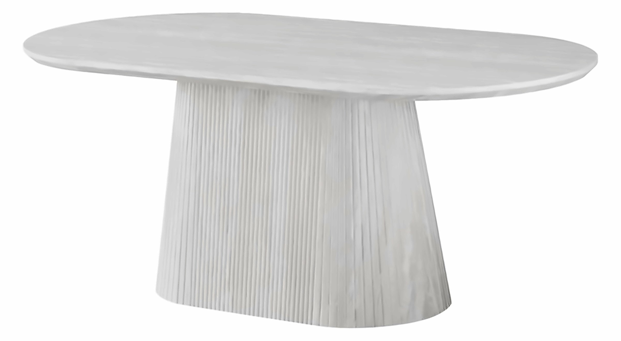 Esstisch Avanos 220 × 110 cm, Furnier Hellbeige – Ansicht 1