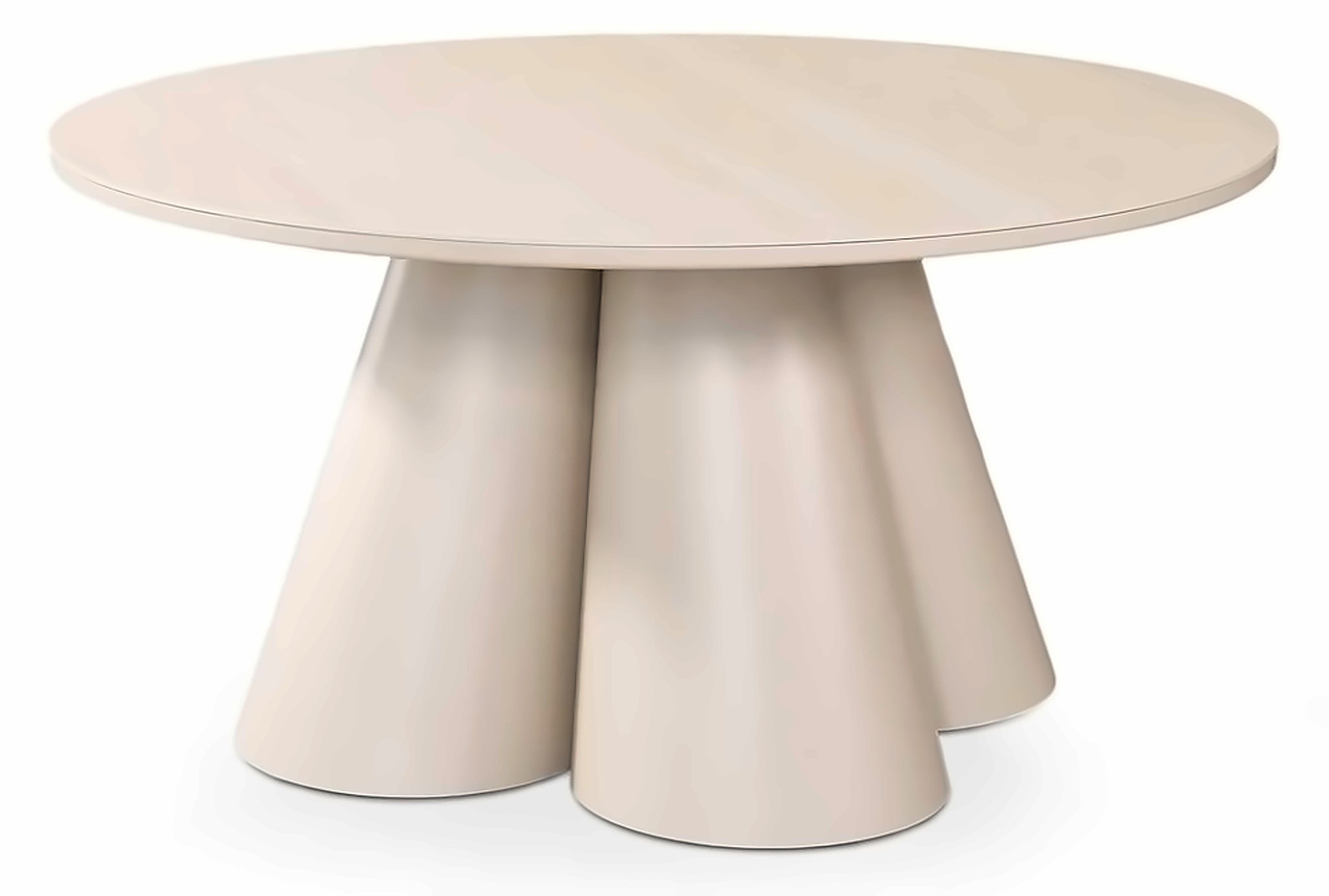 Esstisch Hisar rund Ø 150 cm, Stein Beige – Ansicht 1