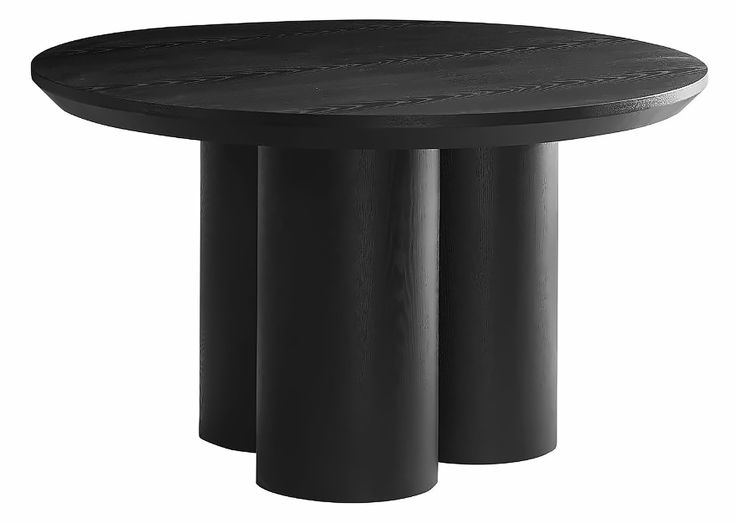 Esstisch Royal Ø 130 cm, Furnier Schwarz – Ansicht 1