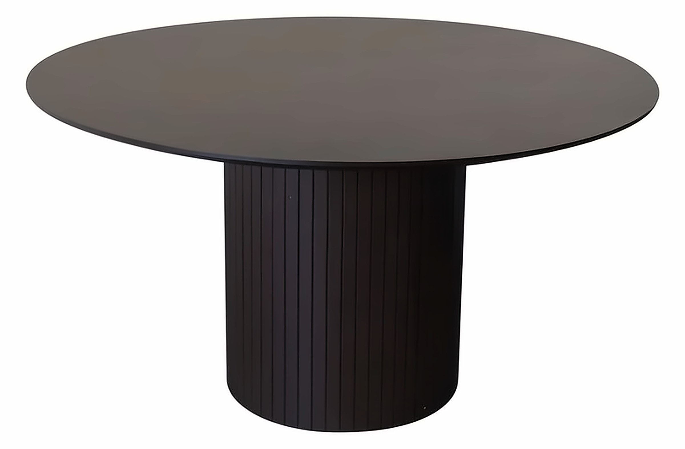Esstisch Taurus Ø 130 cm, Furnier Braun – Ansicht 1