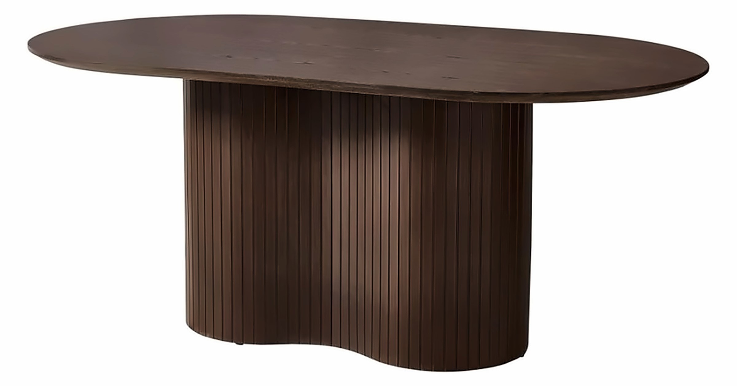 Esstisch Taurus 180 × 110 cm, Furnier Braun – Ansicht 1