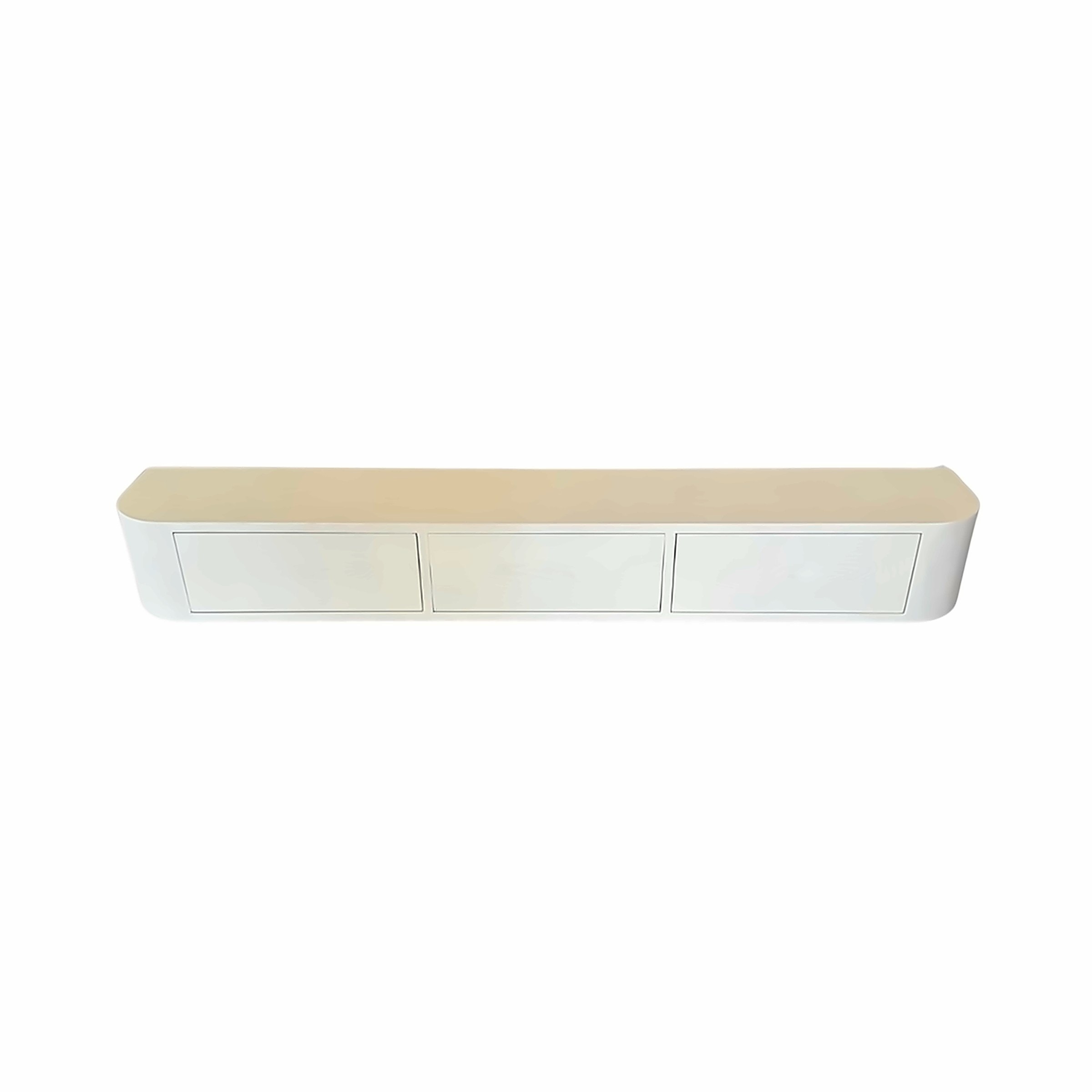 Hängeschrank Lotus 160 × 24 cm, Furnier Creme – Ansicht 1