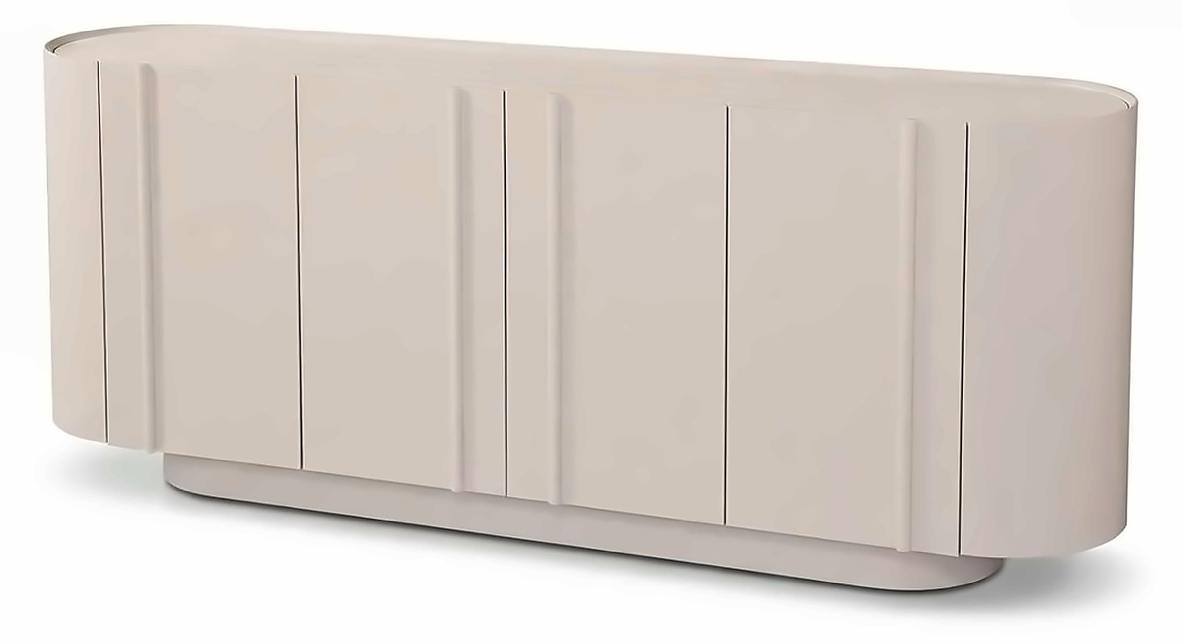 Sideboard Hisar 200 × 42 cm, Stein Beige – Ansicht 1
