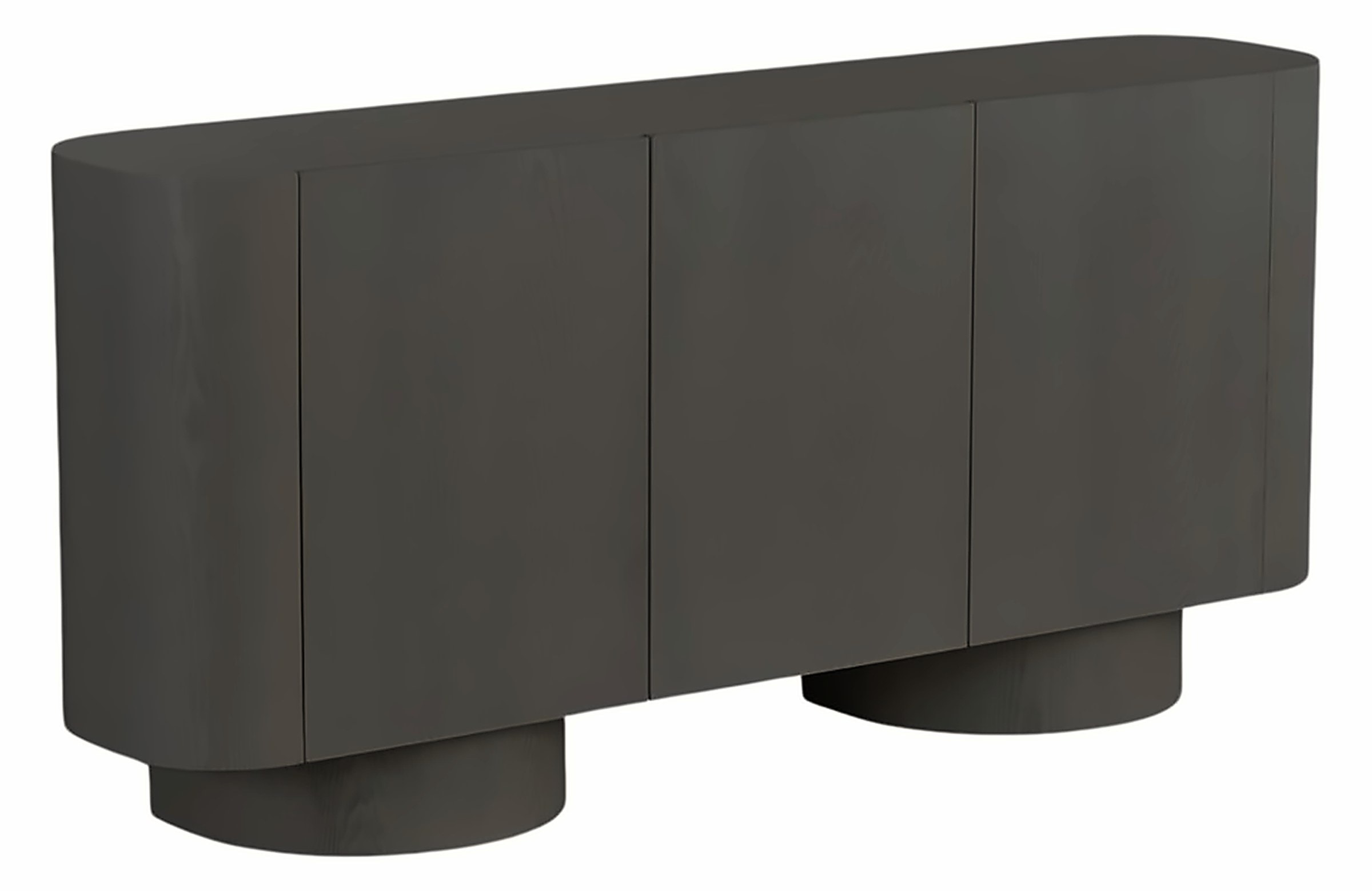 Sideboard Royal 180 × 40 cm, Furnier Schwarz – Ansicht 1