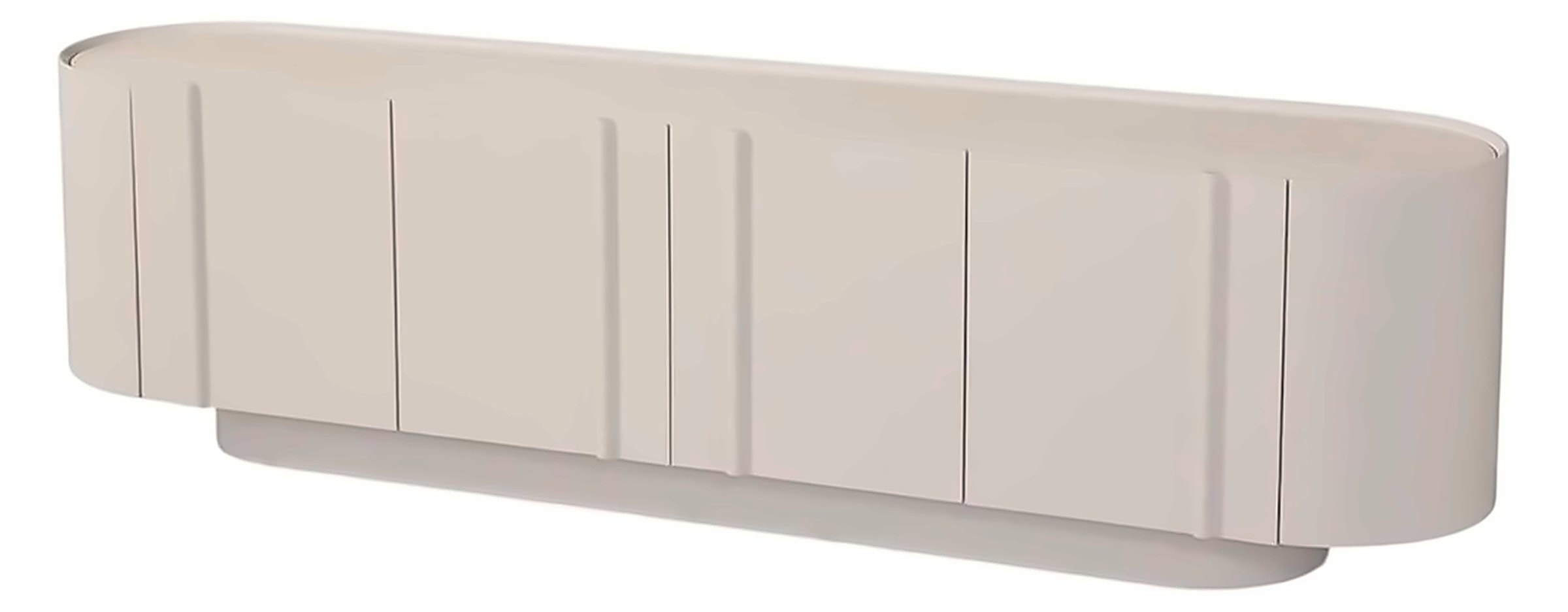 TV-Möbel Hisar 200 × 42 cm, Stein Beige – Ansicht 1
