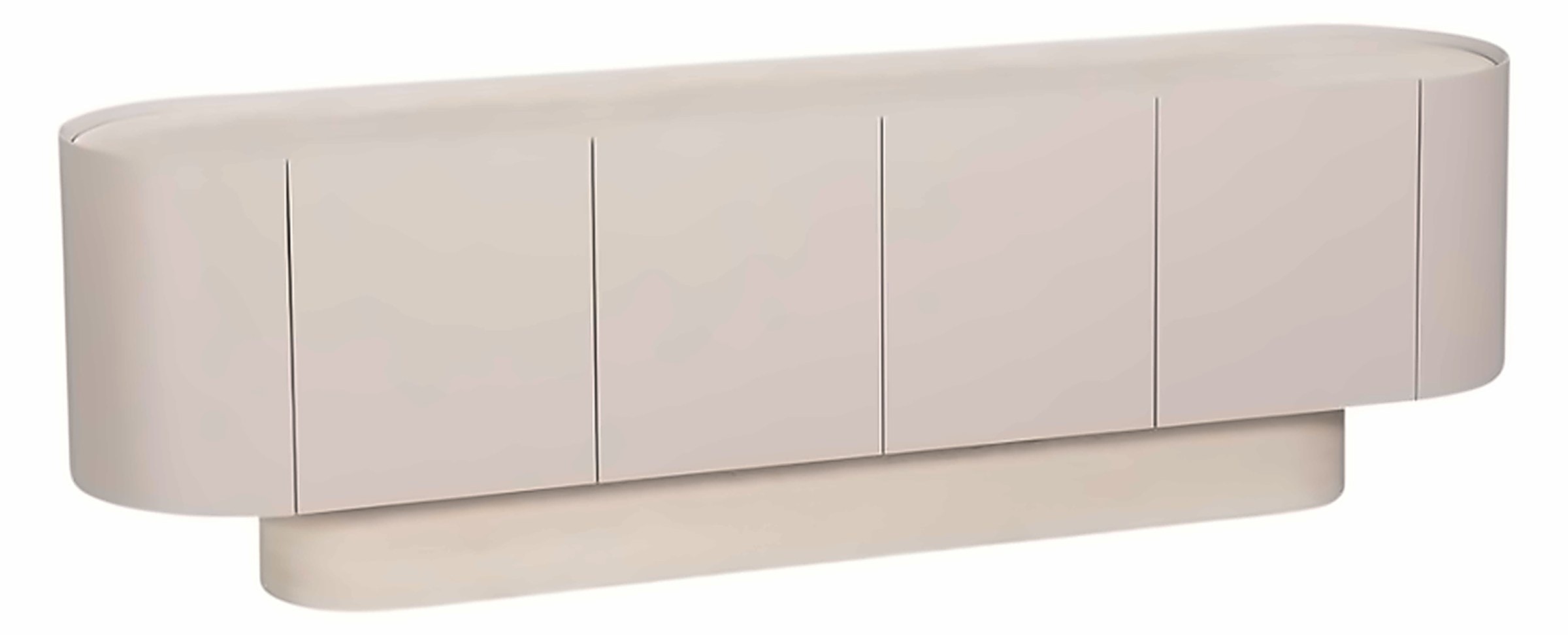 TV-Möbel Isabella 180 × 42 cm, Stein Beige – Ansicht 1