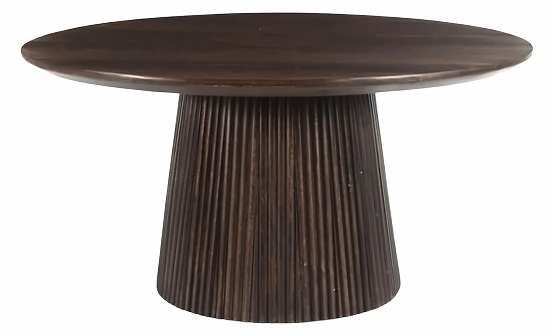 Couchtisch Taurus 100 × 100 cm, Gestell Braun – Ansicht 1