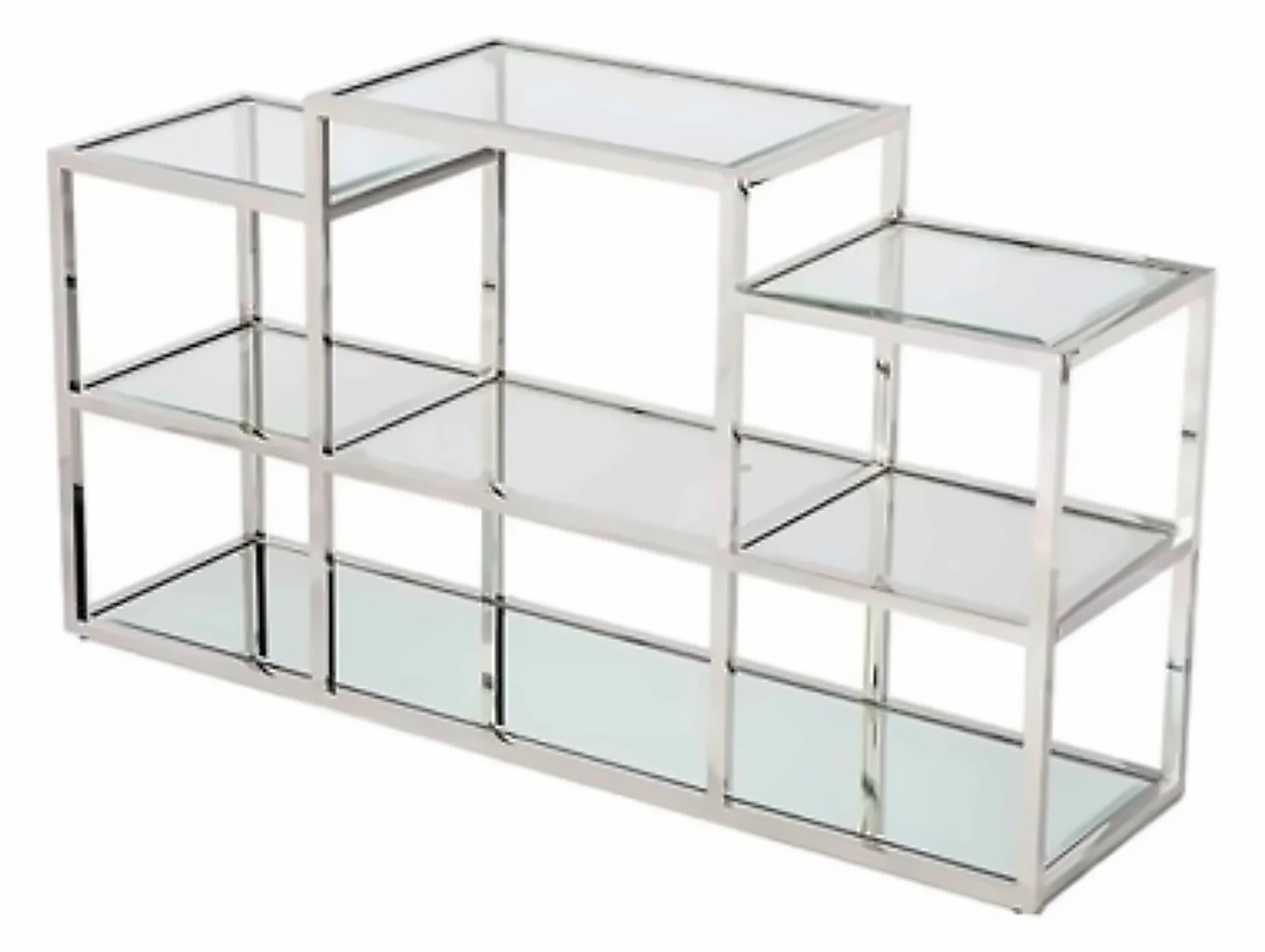 TV-Möbel Idol 160 × 40 cm, Korpus Silber – Ansicht 1
